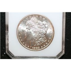 1882-S Silver Morgan $1; PCI Graded MS64