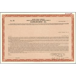 Daimler-Benz AG Stock ADR's,