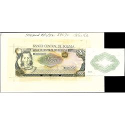 Bolivia. Banco Central De Bolivia.