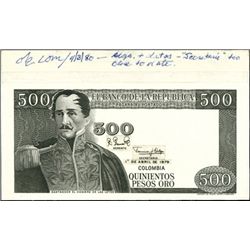 Colombia. El Banco De La Republica.