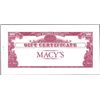 Image 1 : U.S. Macy's Gift Certificate Proofs and Productio