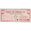 Image 1 : Israel. Scrip to Israel, Inc. Gift Certificate (4