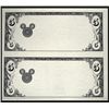 Image 1 : U.S. Disney Dollar Proof Sheet of 18 of $5.