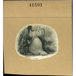 U.S. Early Allegorical Vignettes Of Women Used on