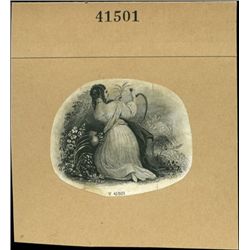 U.S. Early Allegorical Vignettes Of Women Used on