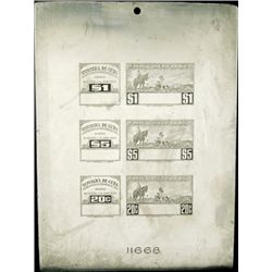 Cuba Livestock Farming Subsidy Tax Stamp.