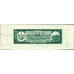 Cuba Tobacco Guarantee Stamp.