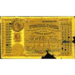 Maine. U.S. Postal Note.
