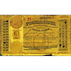 Pennsylvania. U.S. Postal Note.