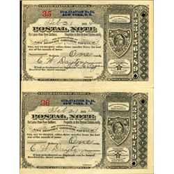 New York. U.S. Postal Note.