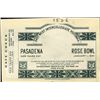 Image 1 : California. U.S. 1941 Rose Bowl Proof Ticket