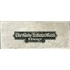 Image 1 : The Globe National Bank Printing Plate
