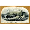 Image 1 : Whaling Vignette - Whale on Back Swamping Boat