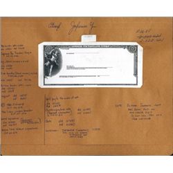 Citicorp Proof Traveler's Checks