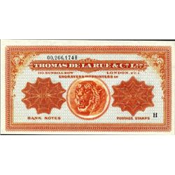 Thomas De La Rue & Co., Ltd. Ad Note