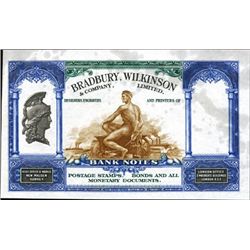 Bradbury, Wilkinson & Co., Ltd. Ad Note