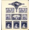 Image 1 : U.S. American BNC Color Sample Sheet With Stamps.