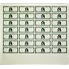 Image 1 : U.S. ABNC "10 Specimen Note" Uncut Sheet of 28.