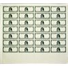 Image 1 : U.S. ABNC "10 Specimen Note" Uncut Sheet of 28.