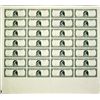 Image 1 : U.S. ABNC "10 Specimen Note" Uncut Sheet of 28.