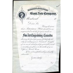 British American BNC Proof Ad Letter