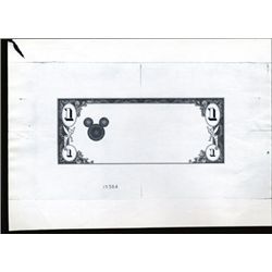 U.S. Disney Dollar Large Die Proofs.