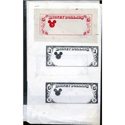 U.S. Disney Dollar Essay Photo Proofs.