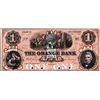Image 1 : The Orange Bank - Proof Obsolete Banknote