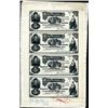 Image 1 : Argentina El Banco Nacional Uncut Proof Sheet