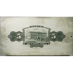 Banco De Costa Rica Printing Plate