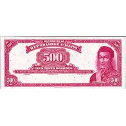 Haiti Banque De La Republique D'Haiti.