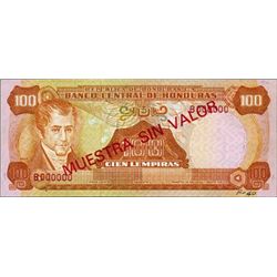 Honduras Banco Central De Honduras.