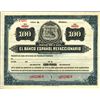Image 1 : Mexico, Bono De Caja. Banco Espanol Refaccionario