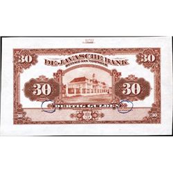Netherlands Indies De Javasche Bank.