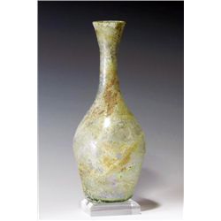 A Roman Glass Vase, Long Neck