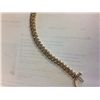 Image 1 : 2 CT Diamond 2 Row 14K Gold Tennis Bracelet