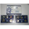 Image 1 : 2002-S 10 Piece PROOF Set *SET INCLUDES THE 50 STATES QUARTERS SET - NICE SET*!!