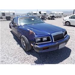 1983 - FORD THUNDERBIRD