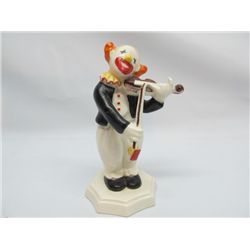 Goebel clown figure with violin.