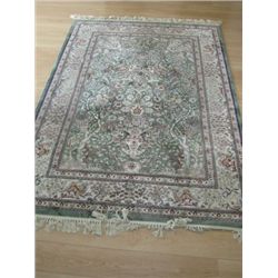 Oriental manner entrance carpet.
