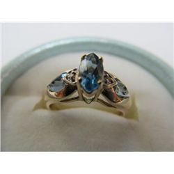 10K Gold ladies ring.