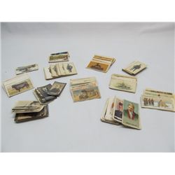Collection of Antique ciggarette cards.