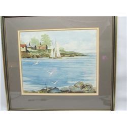 Watercolor by G.S. Bell.