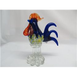 Murano glass rooster.