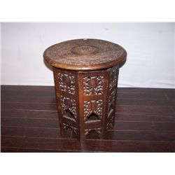 Rosewood collapsable table.