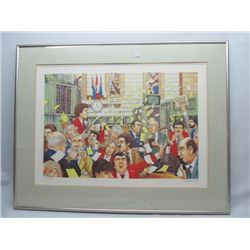 Signed and numbered Donazo print.