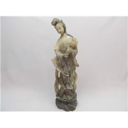 Marble carving of Geisha Girl.