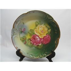 Hand painted cabinet plate.