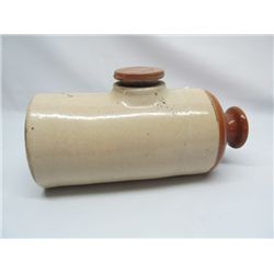 Pottery Early Canadian foot warmer.