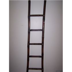 Bamboo ladder.